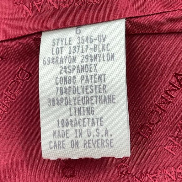 Donna Degnan Black Coat Jacket Size 6 Lined Mid-Length Silver Hardware Front S - Picture 11 of 12